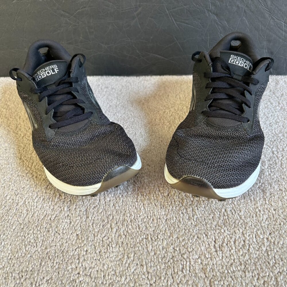 Skechers Go Golf Shoes Men's Size 10.5 Gray Black Soft Spikes 54546 - Picture 2 of 10